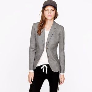 J. Crew Women's Gray Schoolboy Blazer